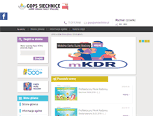 Tablet Screenshot of gops-siechnice.org.pl